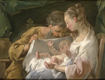 La Sacra Famiglia, XVIII secolo da Noel Halle