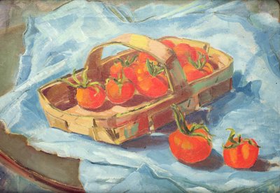 Cesto di pomodori, c.1936 da Nora Summers