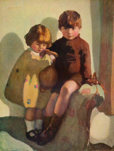 Ian e Rosemary, c1923 da Norah Neilson Gray
