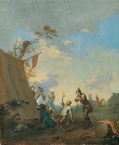 Soldati nel campo da Norbert Grund
