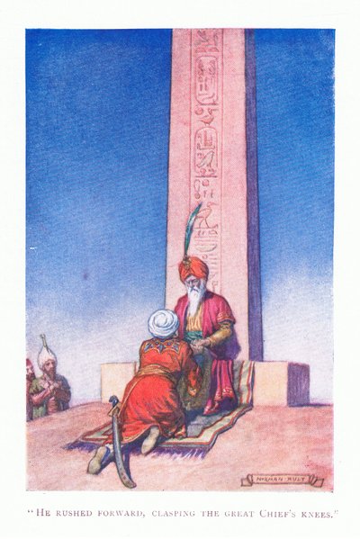 Si precipitò in avanti, abbracciando le ginocchia del grande capo da Norman Ault