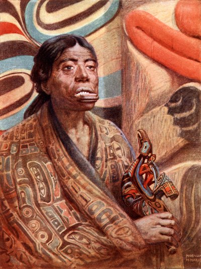 Una donna Haida dell