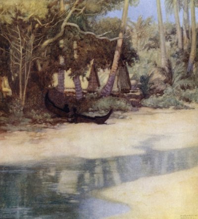 Una laguna a New Florida, Isole Salomone da Norman Hardy