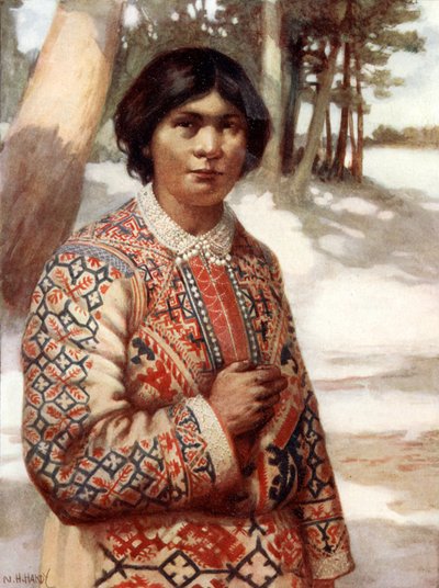 Una donna ostiaca, Siberia da Norman Hardy