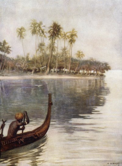 Mattina presto, Gavutu, Isole Salomone da Norman Hardy
