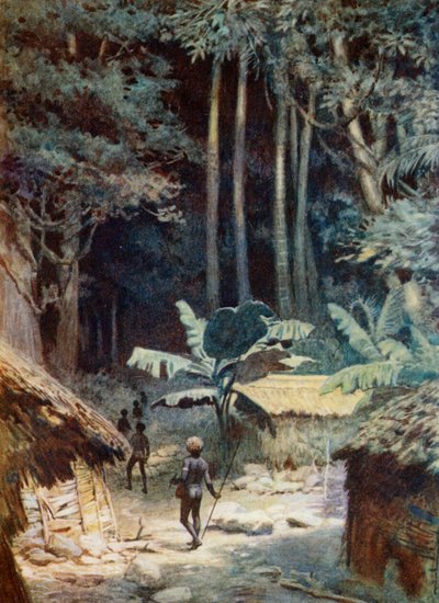 Nelle profondità di una foresta melanesiana, 1908 da Norman Hardy
