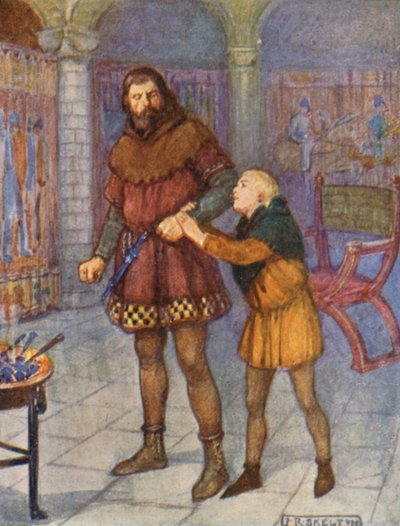 Illustrazione di storie di Shakespeare (litografia a colori) da Norman Mills (after) Price