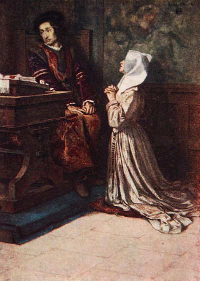 La supplica di Isabella, Misura per misura, Atto II Scena 2, illustrazione da 