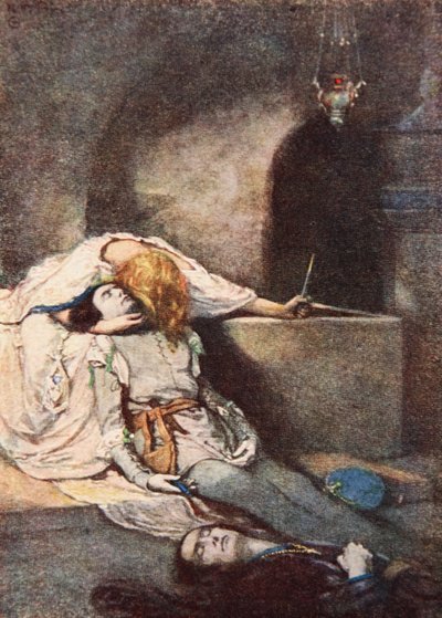 Romeo e Giulietta, Atto V Scena 3, illustrazione da 