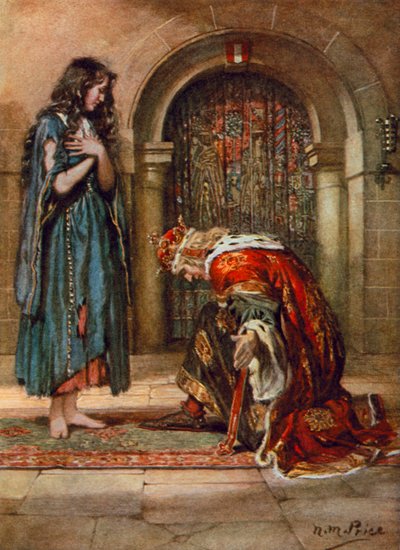 Tennyson, La Mendicante da Norman Mills (after) Price