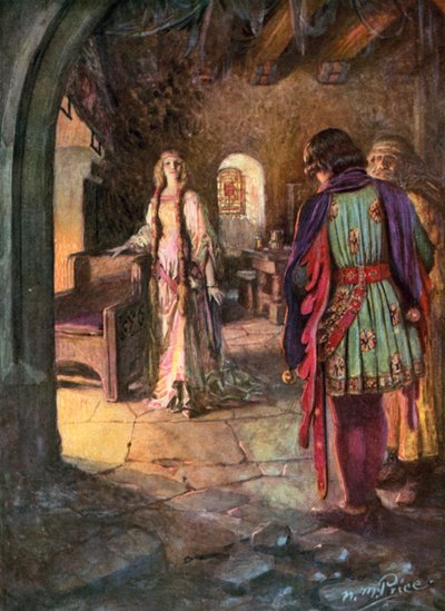 Tennyson, Il matrimonio di Geraint da Norman Mills (after) Price