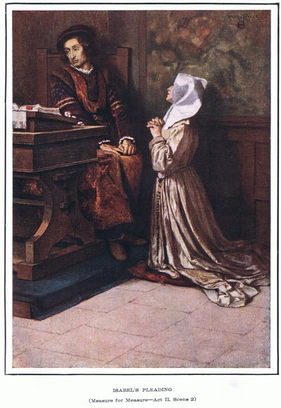 La supplica di Isobel (Misura per Misura) da Norman Mills Price