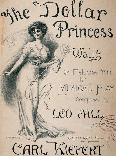 Poster per il musical "La principessa del dollaro" da Norman Prescott Davies