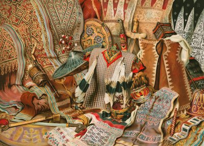 Cultura indonesiana: tessuti e armi dei malesi da North American