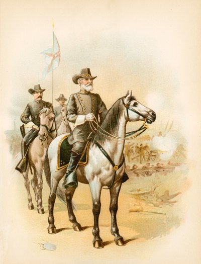 Alla vigilia di Gettysburg - Il Generale Lee dirige la battaglia da North American
