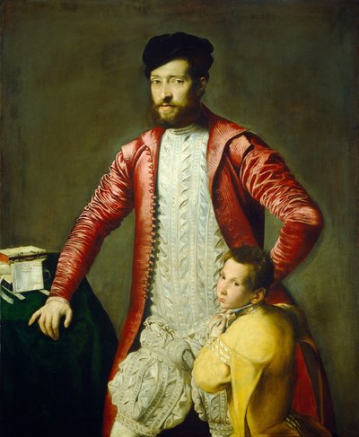 Alessandro Alberti con un paggio da North Italian 16th Century