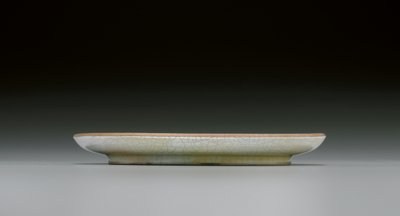 Raro piatto Ruyao da Northern Song Dynasty Chinese School
