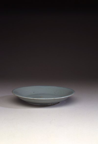 Raro piatto Ruyao da Northern Song Dynasty Chinese School