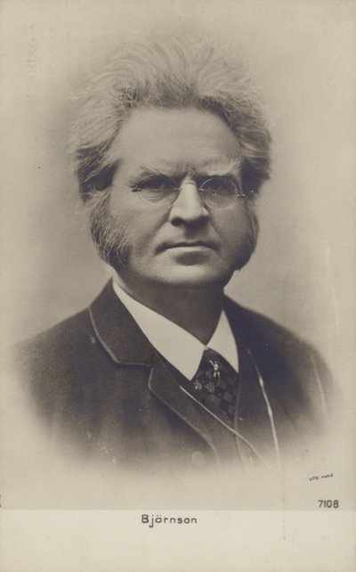 Bjornstjerne Bjornson (1832-1910), scrittore norvegese vincitore del Premio Nobel da Norwegian Photographer