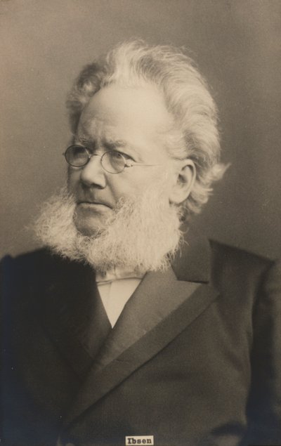 Henrik Ibsen, drammaturgo e poeta norvegese da Norwegian Photographer