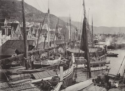 Vista sul porto di Bergen da Norwegian Photographer