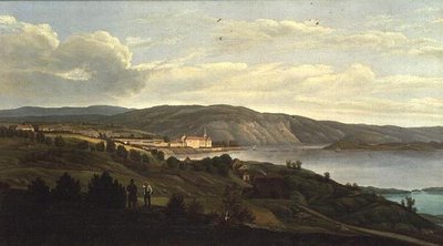 Una vista di Christiania, c.1830 da Norwegian School