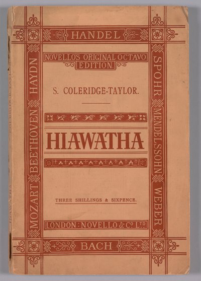 Il canto di Hiawatha Op.30, 1900 da Novello and Company