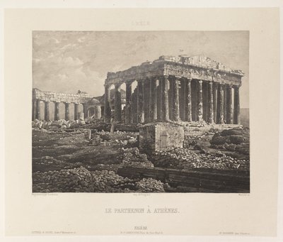 Grecia. Il Partenone ad Atene da Nöel Marie Paymal Lerebours