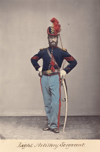Artiglieria leggera, sergente da O.H. Willard