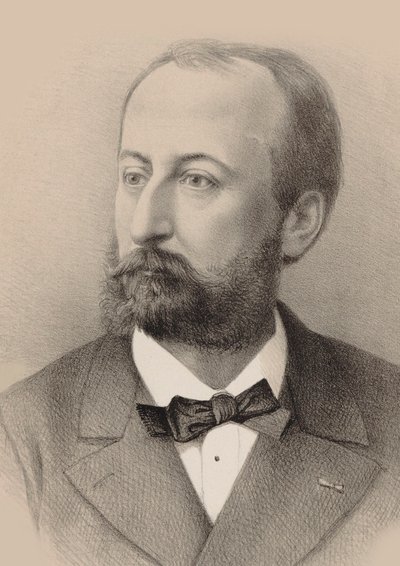Ritratto del compositore Camille Saint-Saëns 1835-1921 da Octave Edouard Jean Jahyer