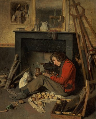 Interno di uno studio da Octave Tassaert
