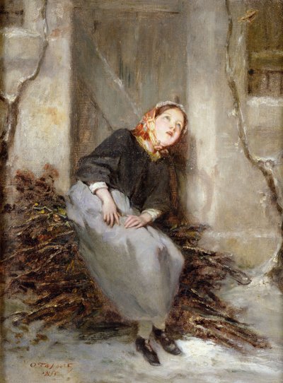 Il raccoglitore di ramoscelli, 1855 da Octave Tassaert