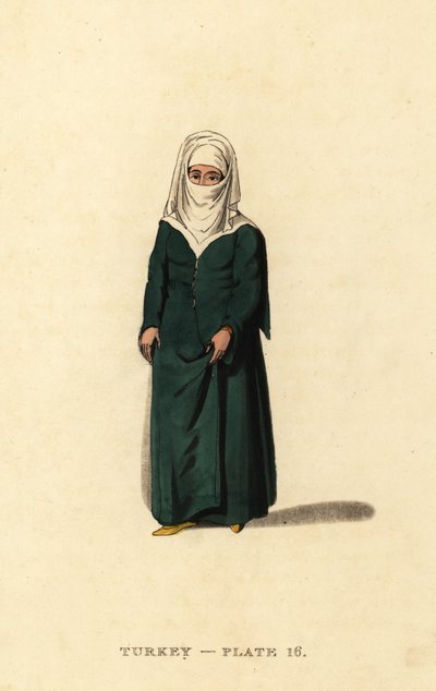 Donna turca di Costantinopoli (Istanbul), Impero Ottomano da Octavian (after) Dalvimart