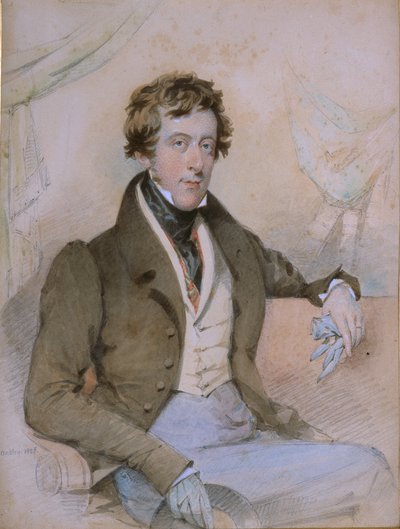 Ritratto di William Spencer, 6º Duca di Devonshire da Octavius Oakley