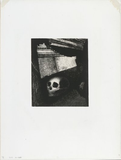 Un uomo del popolo, un selvaggio, da Il giurato da Odilon Redon
