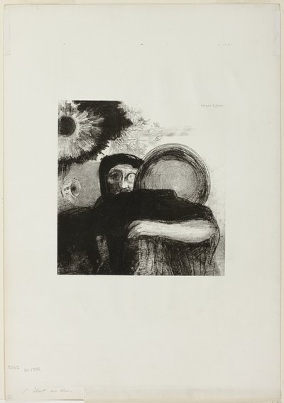 Un giocoliere strano, tavola 5 da Omaggio a Goya da Odilon Redon