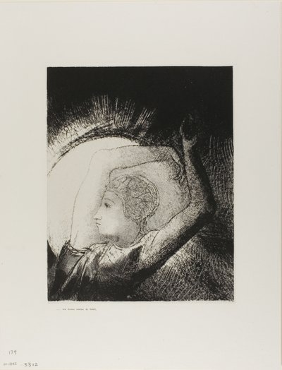Una Donna Vestita di Sole, tavola 6 di 12 da Odilon Redon