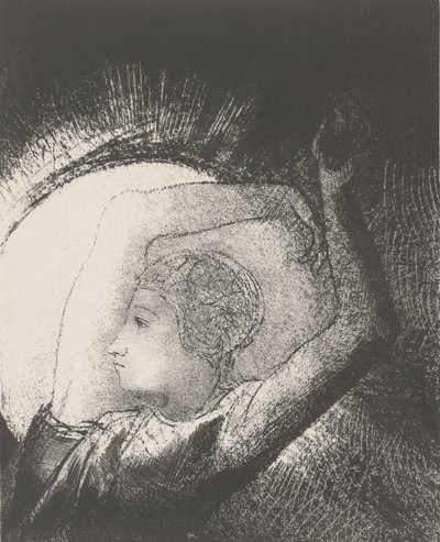 Una donna vestita dal sole da Odilon Redon