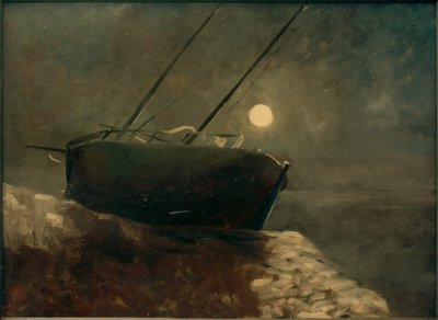 Barca al chiaro di luna da Odilon Redon
