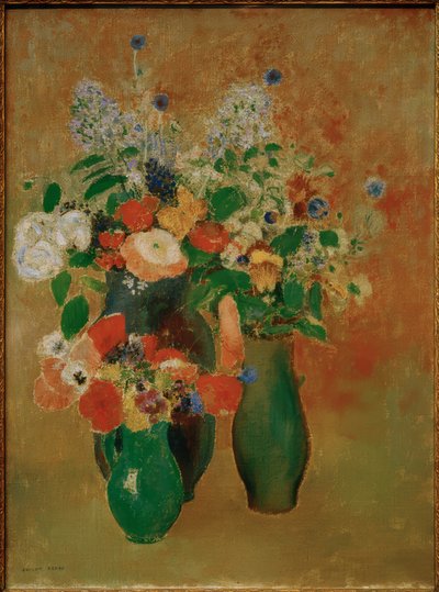 Mazzo di fiori / Natura morta di fiori da Odilon Redon