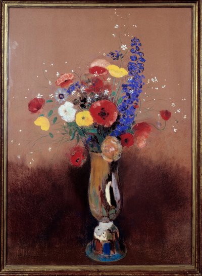 Mazzo di fiori di campo da Odilon Redon
