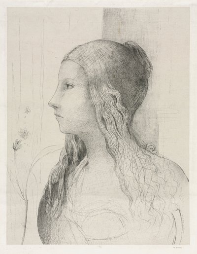 Brünnhilde nel Crepuscolo degli Dei da Odilon Redon