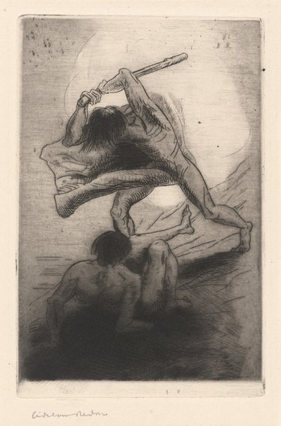 Caino e Abele da Odilon Redon