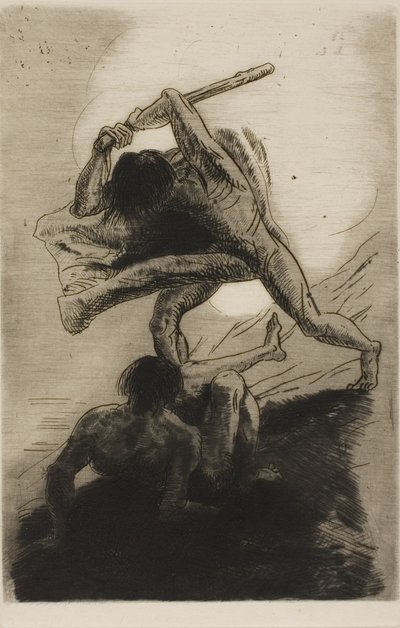 Caino e Abele da Odilon Redon