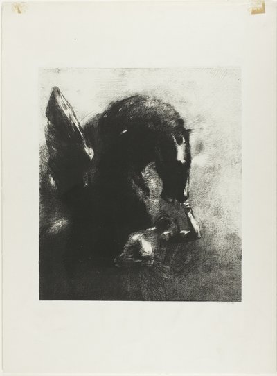 Pegaso prigioniero da Odilon Redon