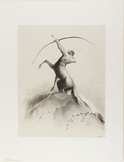 Centauro che Mira alle Nuvole da Odilon Redon