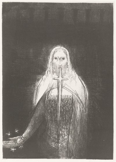 Cristo con stelle in mano da Odilon Redon