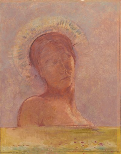 Occhi chiusi da Odilon Redon