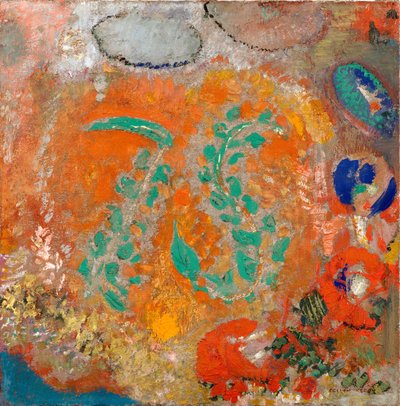 Composizione. Fiori senza vaso da Odilon Redon