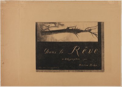 Copertina-Frontespizio, da Nei sogni da Odilon Redon